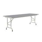 Correll Thermal Fused Laminate Top Folding Table, Adjustable Height 24