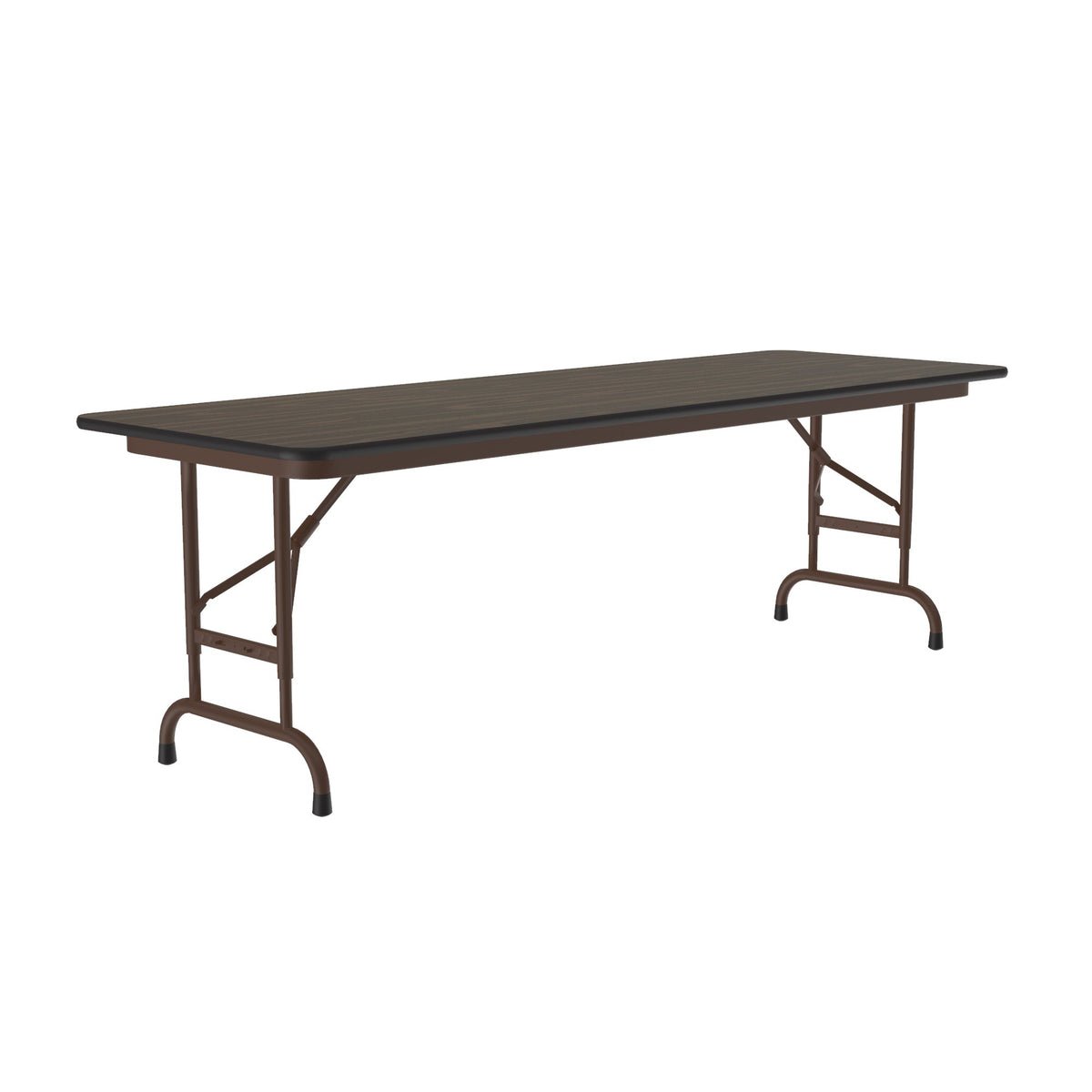 Correll Thermal Fused Laminate Top Folding Table, Adjustable Height 24"W x 72"L x 22" - 32"H (CFA2472TF - XX) - SchoolOutlet