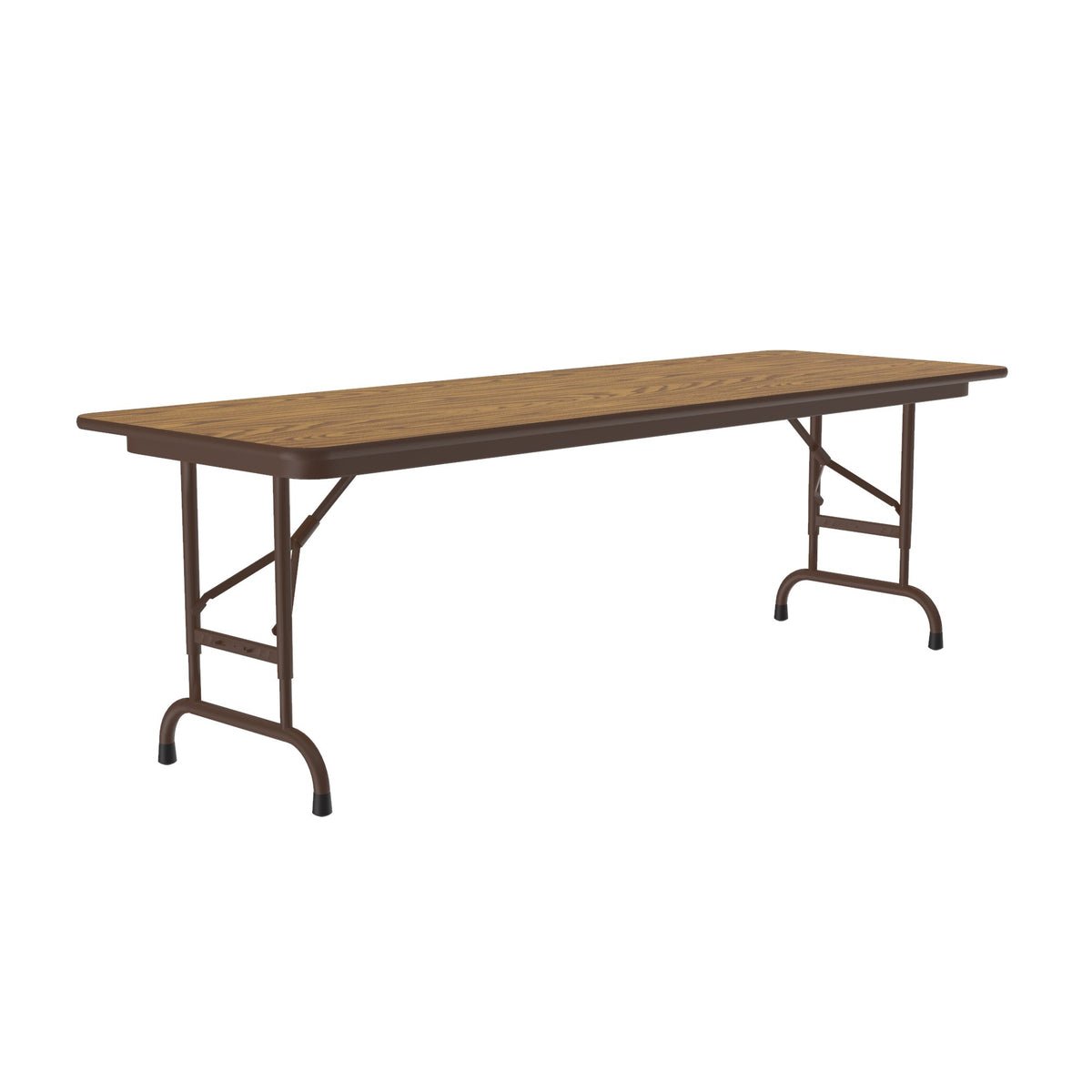 Correll Thermal Fused Laminate Top Folding Table, Adjustable Height 24"W x 72"L x 22" - 32"H (CFA2472TF - XX) - SchoolOutlet