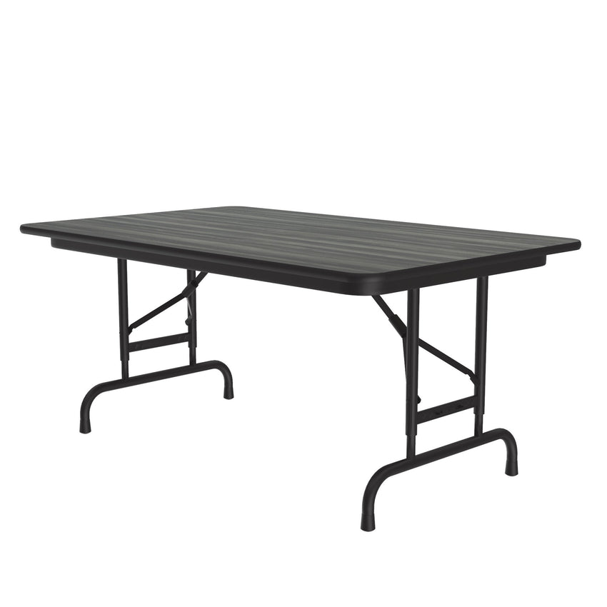 Correll - Commercial High - Pressure Folding Tables, Adjustable Height - 30" W x 48" L x 17" - 27" H (CFA3048PXS - XX) - SchoolOutlet