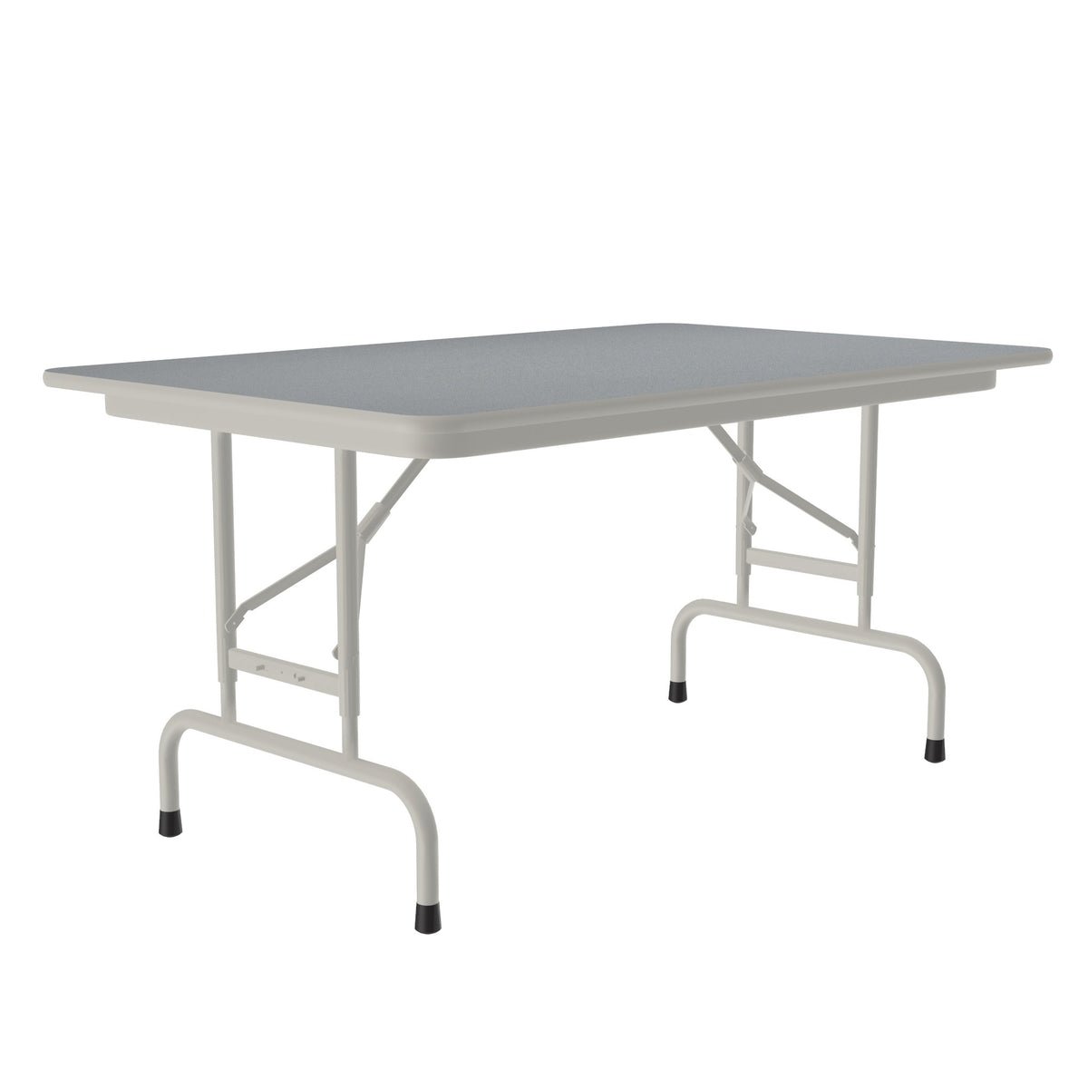 Correll Thermal Fused Laminate Top Folding Table, Adjustable Height 30"W x 48"L x 22" - 32"H (CFA3048TF - XX) - SchoolOutlet