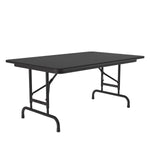 Correll Thermal Fused Laminate Top Folding Table, Adjustable Height 30