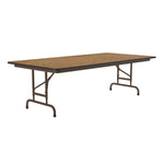 Correll Thermal Fused Laminate Top Folding Table, Adjustable Height 30