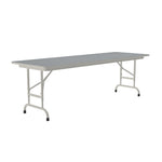 Correll Thermal Fused Laminate Top Folding Table, Adjustable Height 30