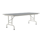 Correll Thermal Fused Laminate Top Folding Table, Adjustable Height 30