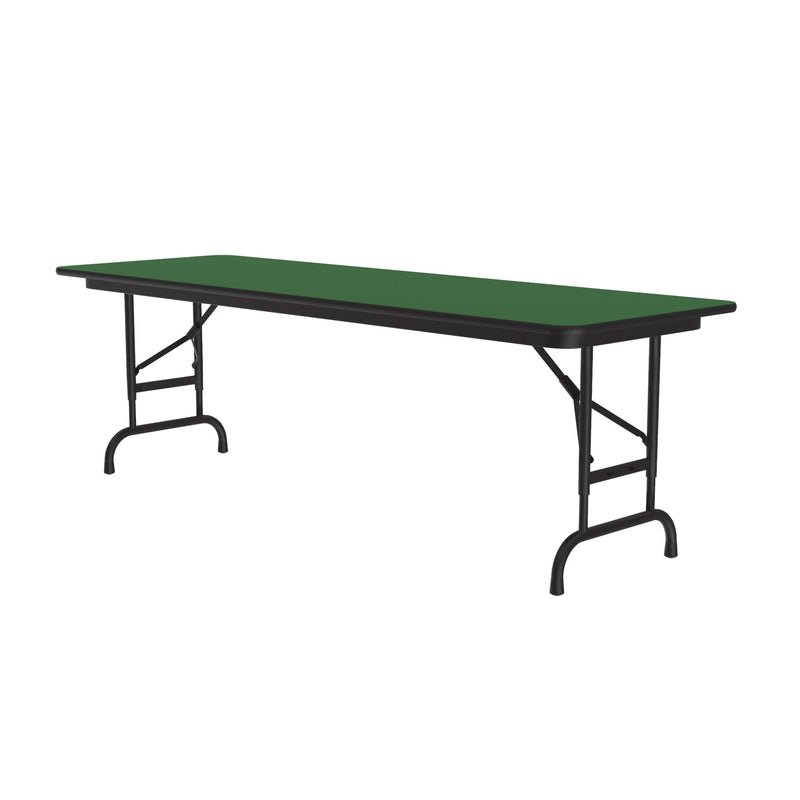 Correll - Commercial High - Pressure Folding Tables, Adjustable Height - 30" W x 72" L x 17" - 27" H (CFA3072PXS - XX) - SchoolOutlet