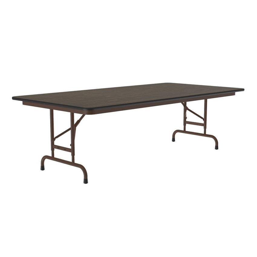 Correll Thermal Fused Laminate Top Folding Table, Adjustable Height 36"W x 96"L x 22" - 32"H (CFA3696TF - XX) - SchoolOutlet