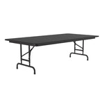Correll Thermal Fused Laminate Top Folding Table, Adjustable Height 36