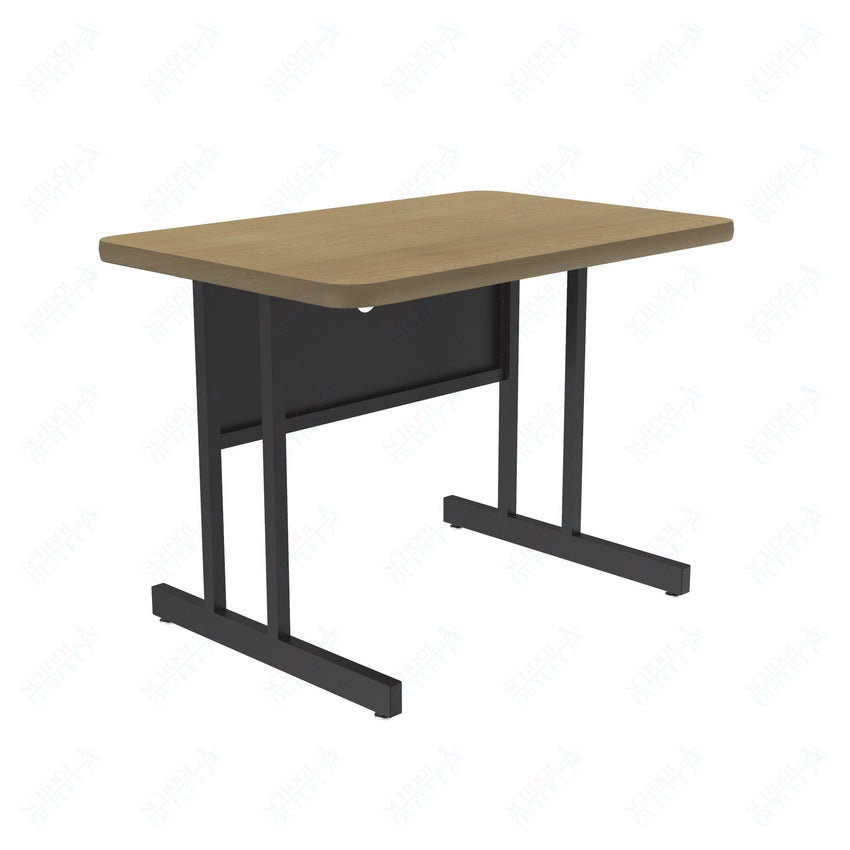 Correll Rectangular Keyboard Height Deluxe High - Pressure Top Computer/Student Desks 24"W x 36"L x 26"H (COR - CS2436 - REC - XX) - SchoolOutlet