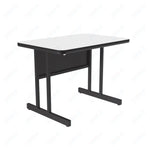 Correll Rectangular Keyboard Height Deluxe High - Pressure Top Computer/Student Desks 24