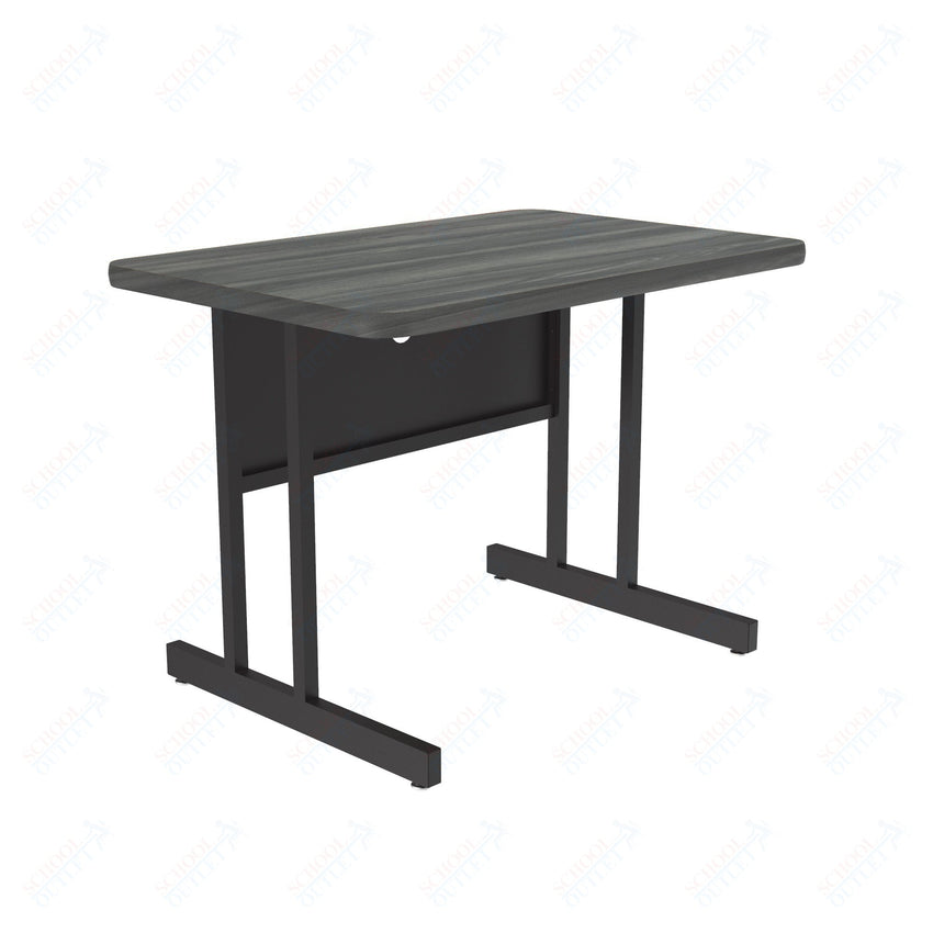 Correll Rectangular Keyboard Height Deluxe High - Pressure Top Computer/Student Desks 24"W x 36"L x 26"H (COR - CS2436 - REC - XX) - SchoolOutlet