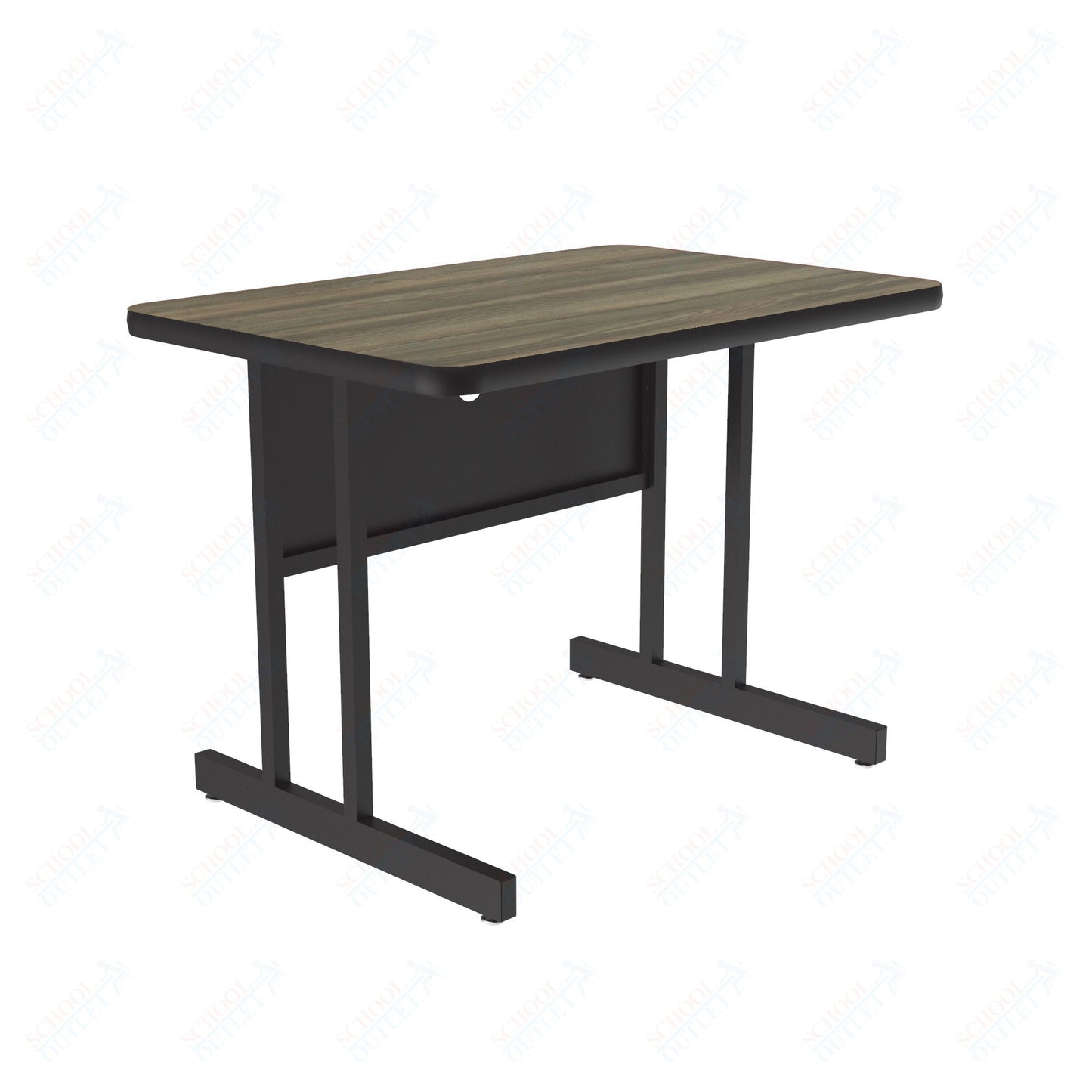 Correll Rectangular Keyboard Height Deluxe High - Pressure Top Computer/Student Desks 24"W x 36"L x 26"H (COR - CS2436 - REC - XX) - SchoolOutlet