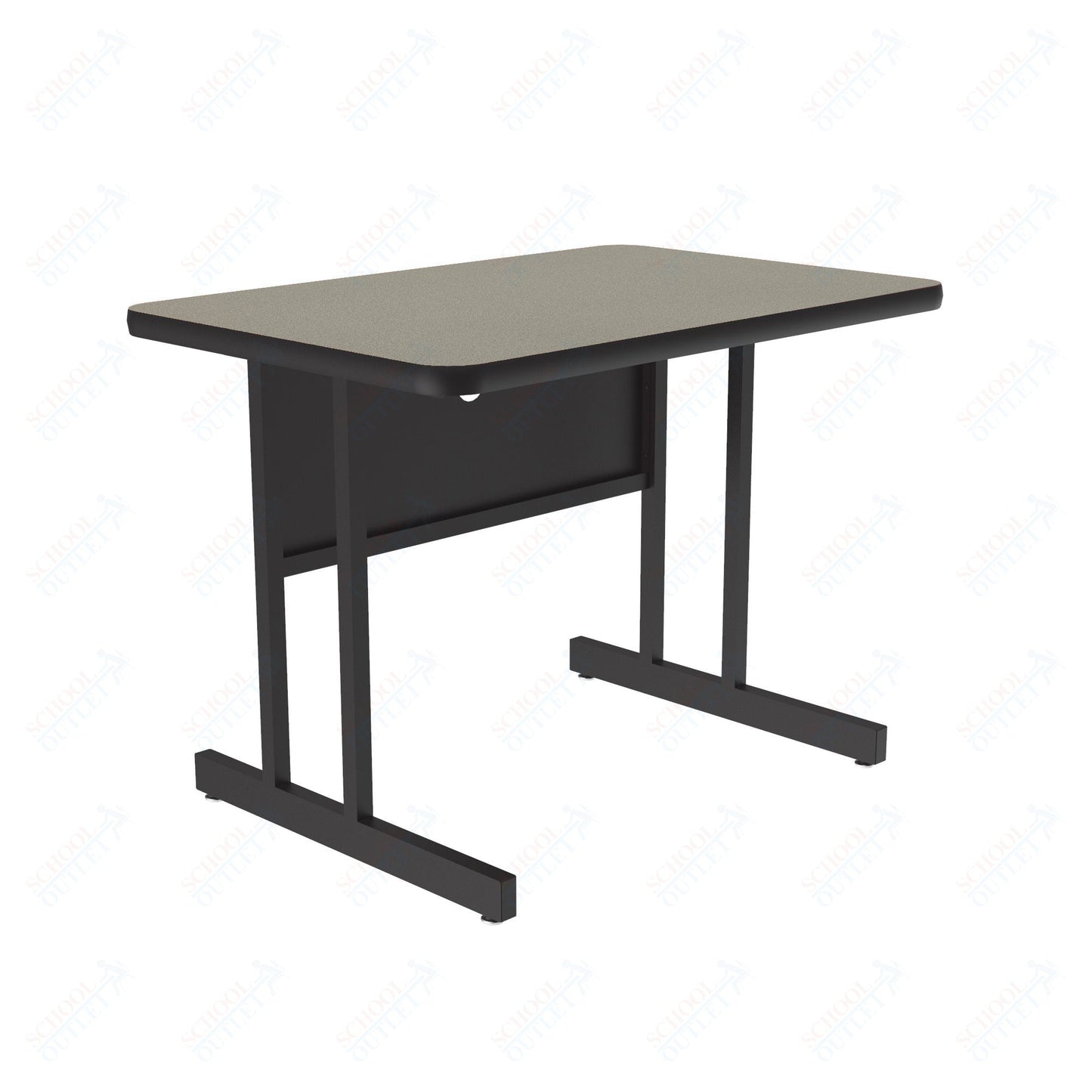 Correll Rectangular Keyboard Height Deluxe High - Pressure Top Computer/Student Desks 24"W x 36"L x 26"H (COR - CS2436 - REC - XX) - SchoolOutlet