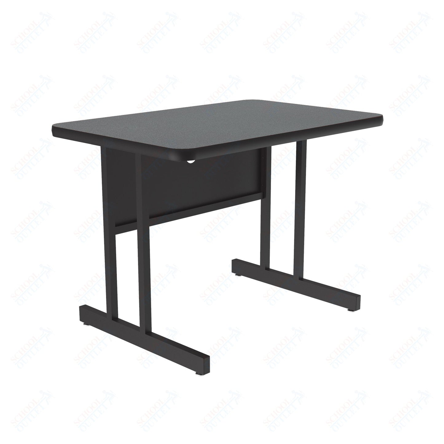 Correll Rectangular Keyboard Height Deluxe High - Pressure Top Computer/Student Desks 24"W x 36"L x 26"H (COR - CS2436 - REC - XX) - SchoolOutlet