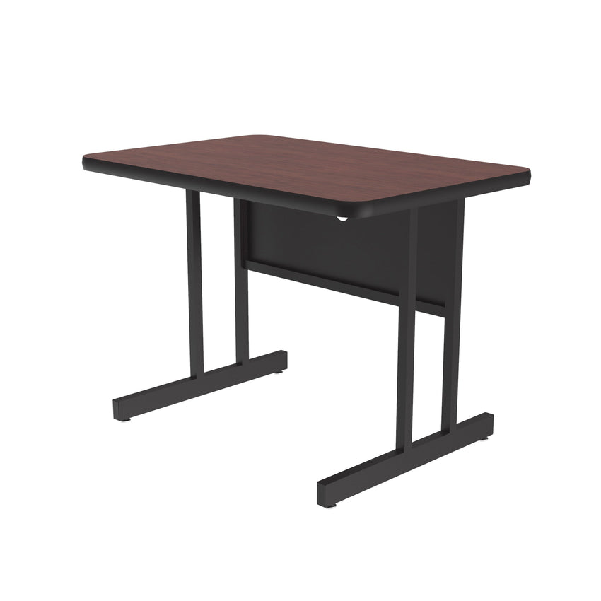 Correll Rectangular Keyboard Height Deluxe High - Pressure Top Computer/Student Desks 24"W x 48"L x 26"H (COR - CS2448 - REC - XX) - SchoolOutlet