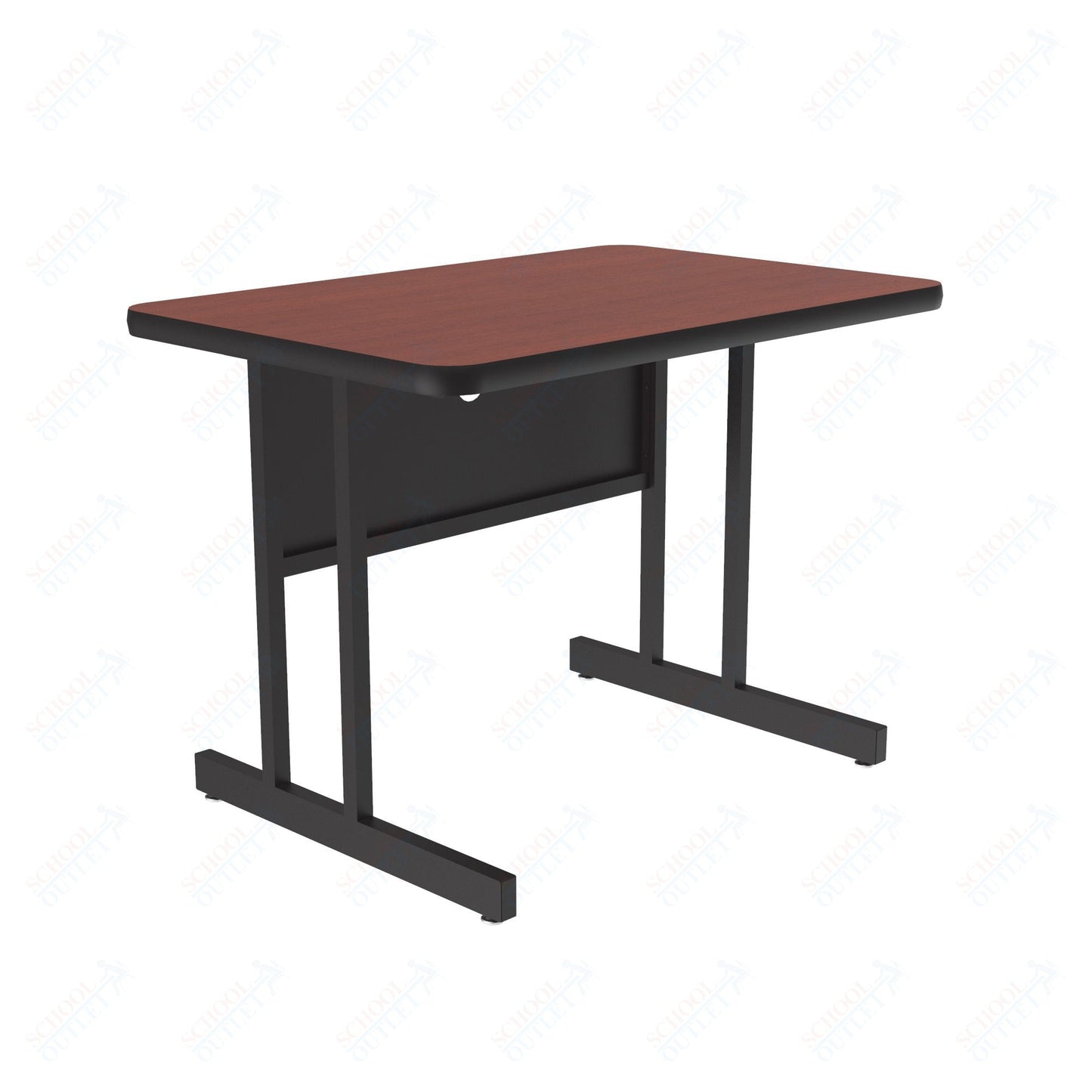 Correll Rectangular Keyboard Height Deluxe High - Pressure Top Computer/Student Desks 24"W x 48"L x 26"H (COR - CS2448 - REC - XX) - SchoolOutlet