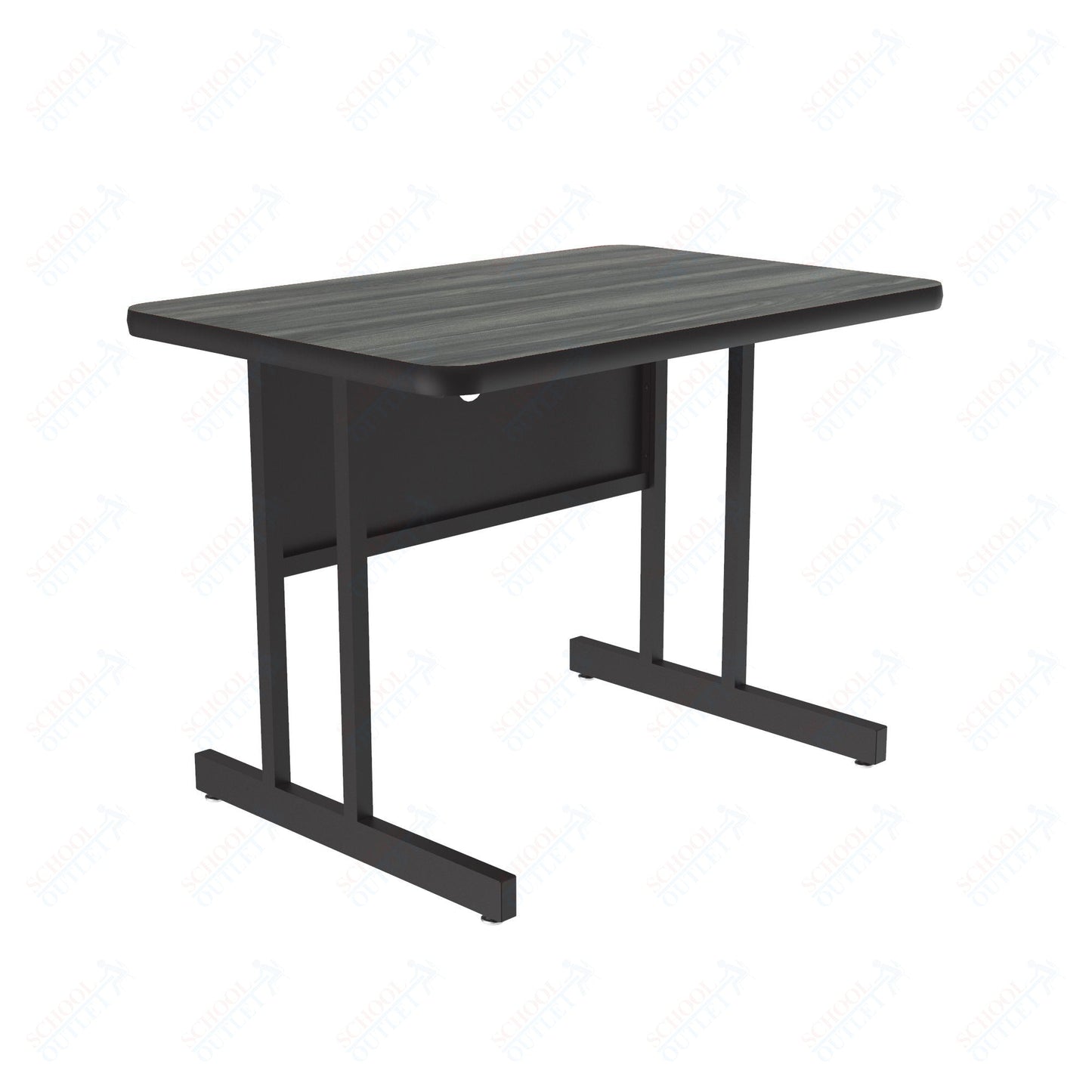 Correll Rectangular Keyboard Height Deluxe High - Pressure Top Computer/Student Desks 24"W x 48"L x 26"H (COR - CS2448 - REC - XX) - SchoolOutlet