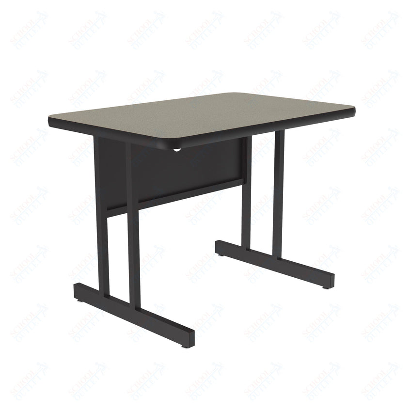 Correll Rectangular Keyboard Height Deluxe High - Pressure Top Computer/Student Desks 24"W x 48"L x 26"H (COR - CS2448 - REC - XX) - SchoolOutlet