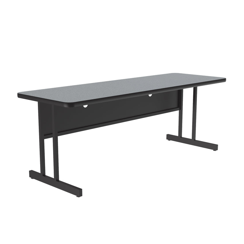Correll Rectangular Keyboard Height Commercial Laminate Top Computer/Student Desks 24"W x 48"L x 26"H (COR - CS2448TF - REC - XX) - SchoolOutlet