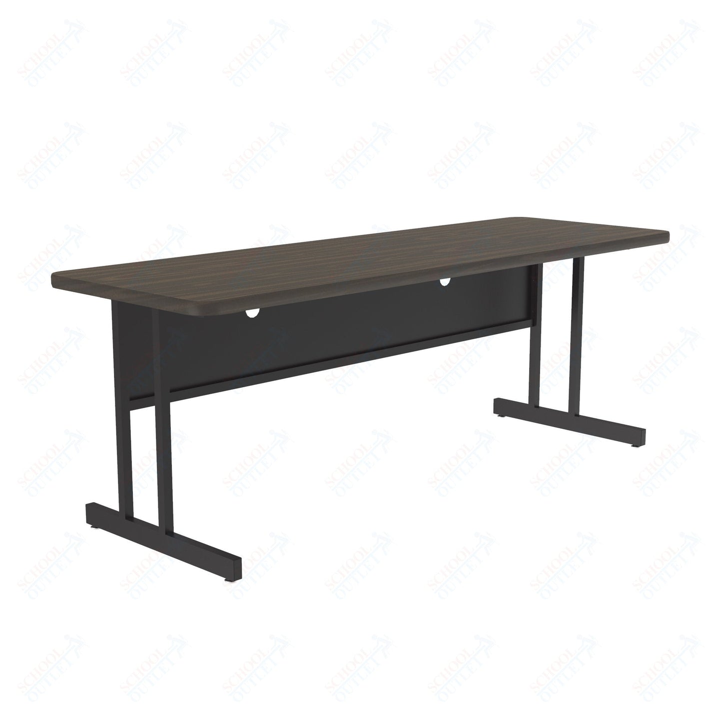 Correll Rectangular Keyboard Height Deluxe High - Pressure Top Computer/Student Desks 24"W x 60"L x 26"H (COR - CS2460 - REC - XX) - SchoolOutlet