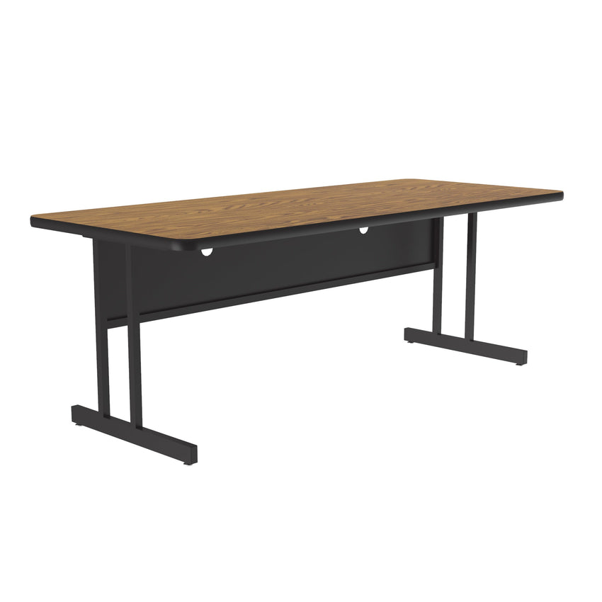 Correll Rectangular Keyboard Height Deluxe High - Pressure Top Computer/Student Desks 24"W x 60"L x 26"H (COR - CS2460 - REC - XX) - SchoolOutlet