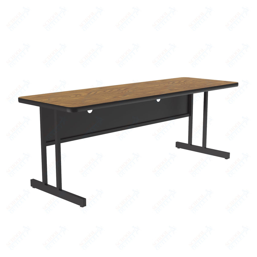 Correll Rectangular Keyboard Height Deluxe High - Pressure Top Computer/Student Desks 24"W x 60"L x 26"H (COR - CS2460 - REC - XX) - SchoolOutlet