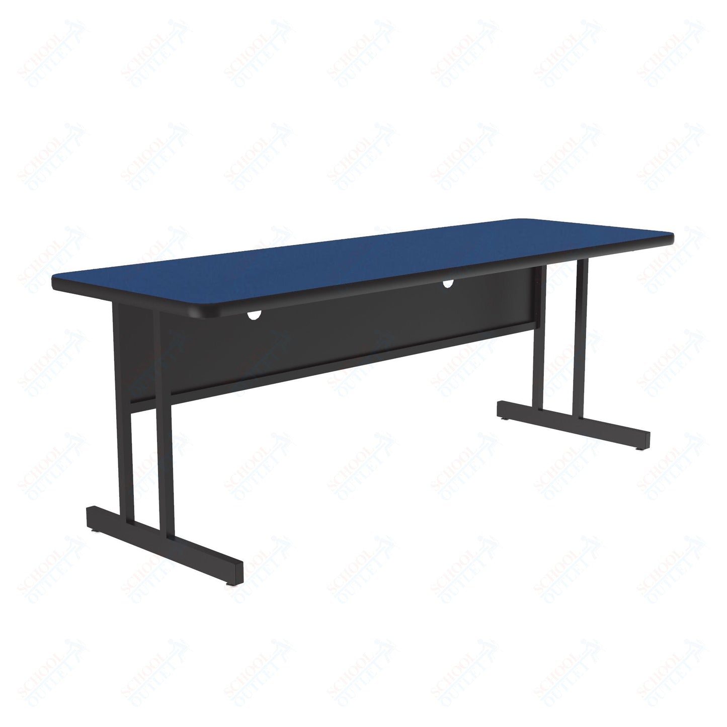 Correll Rectangular Keyboard Height Deluxe High - Pressure Top Computer/Student Desks 24"W x 60"L x 26"H (COR - CS2460 - REC - XX) - SchoolOutlet