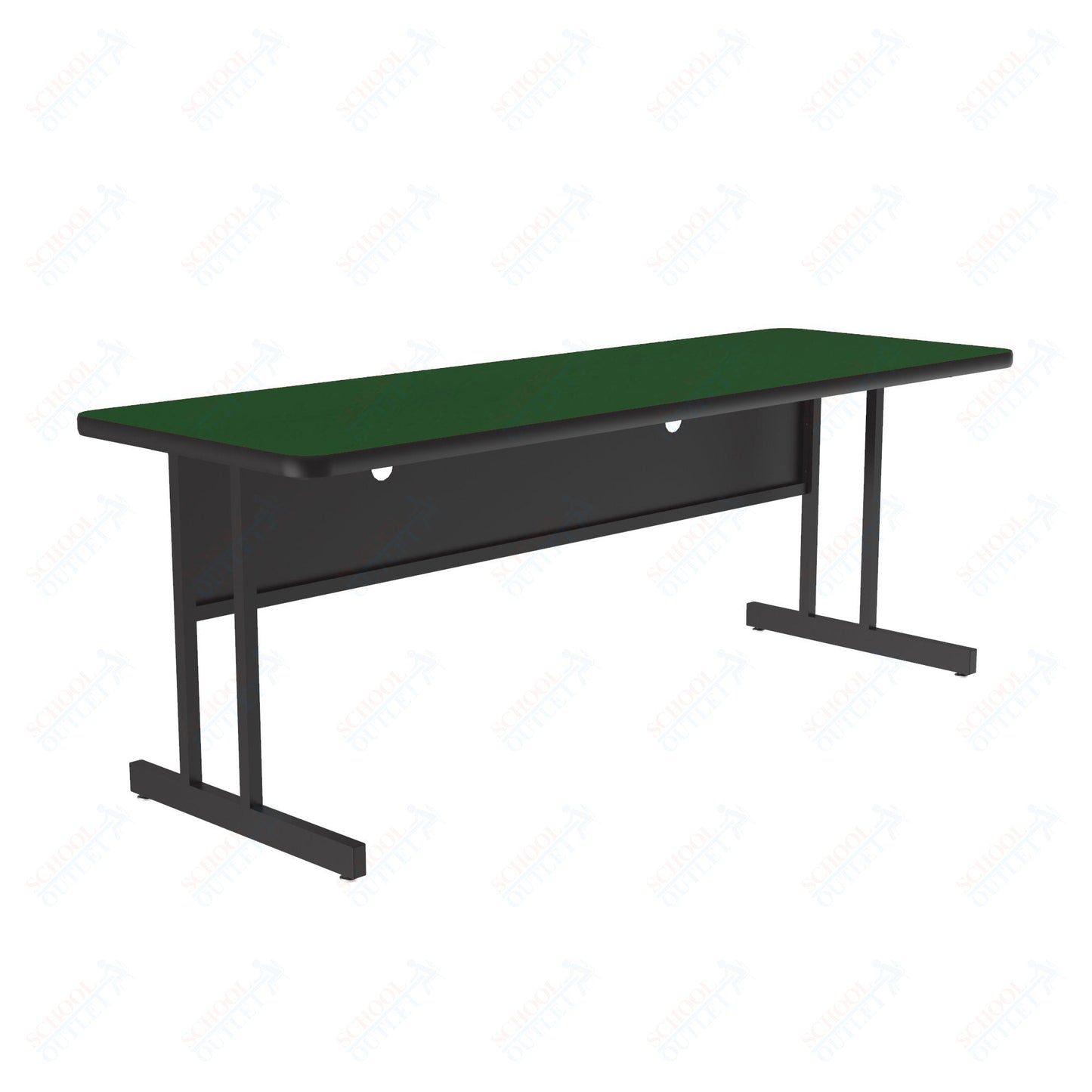 Correll Rectangular Keyboard Height Deluxe High - Pressure Top Computer/Student Desks 24"W x 60"L x 26"H (COR - CS2460 - REC - XX) - SchoolOutlet