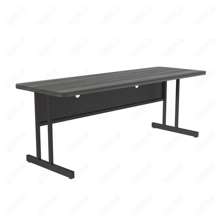 Correll Rectangular Keyboard Height Deluxe High - Pressure Top Computer/Student Desks 24"W x 60"L x 26"H (COR - CS2460 - REC - XX) - SchoolOutlet