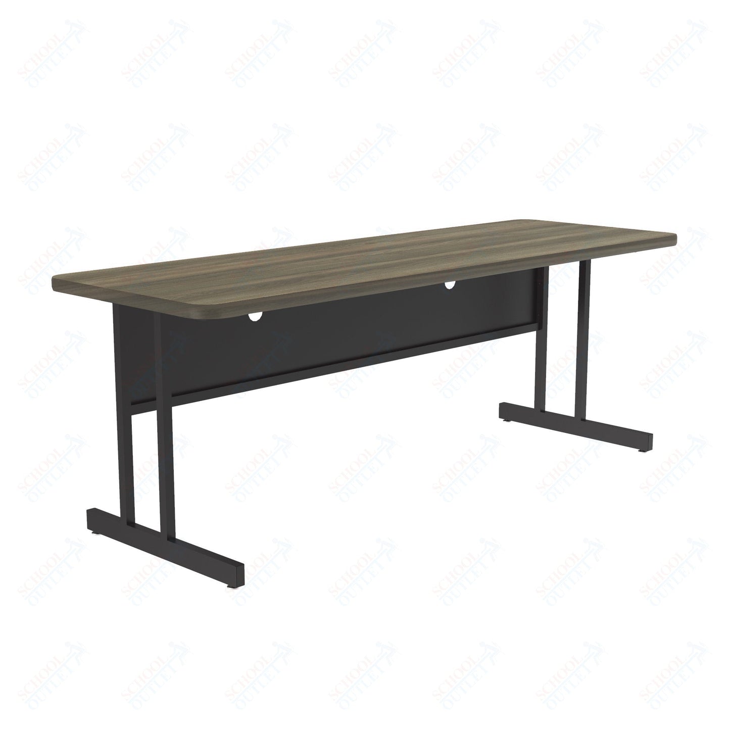 Correll Rectangular Keyboard Height Deluxe High - Pressure Top Computer/Student Desks 24"W x 60"L x 26"H (COR - CS2460 - REC - XX) - SchoolOutlet