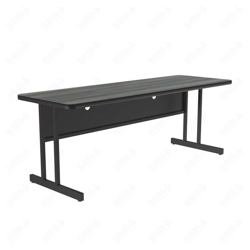 Correll Rectangular Keyboard Height Deluxe High - Pressure Top Computer/Student Desks 24"W x 72"L x 26"H (COR - CS2472 - REC - XX) - SchoolOutlet