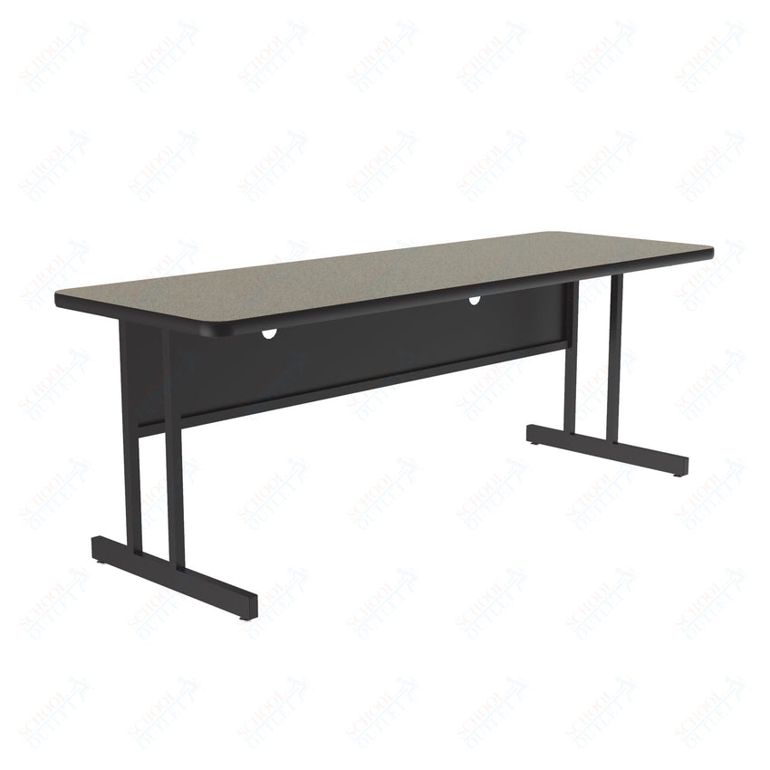 Correll Rectangular Keyboard Height Deluxe High - Pressure Top Computer/Student Desks 24"W x 72"L x 26"H (COR - CS2472 - REC - XX) - SchoolOutlet