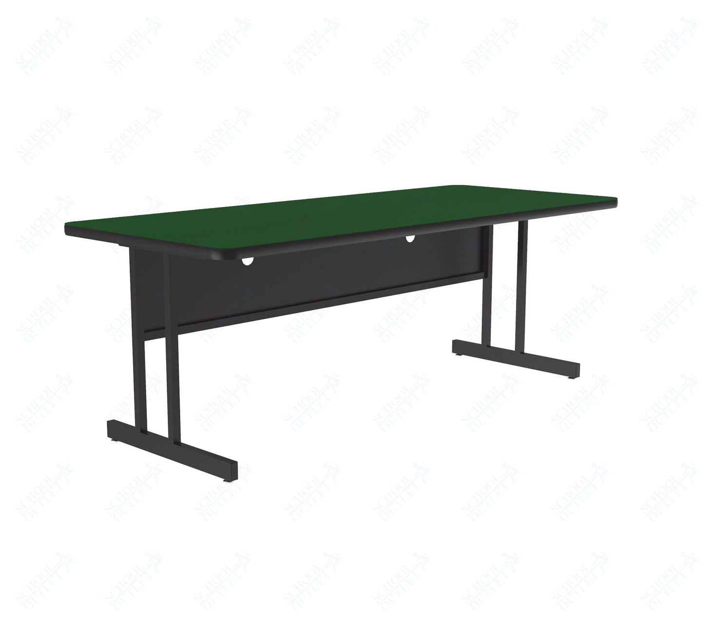 Correll Rectangular Keyboard Height Deluxe High - Pressure Top Computer/Student Desks 30"W x 48"L x 26"H (COR - CS3048 - REC - XX) - SchoolOutlet