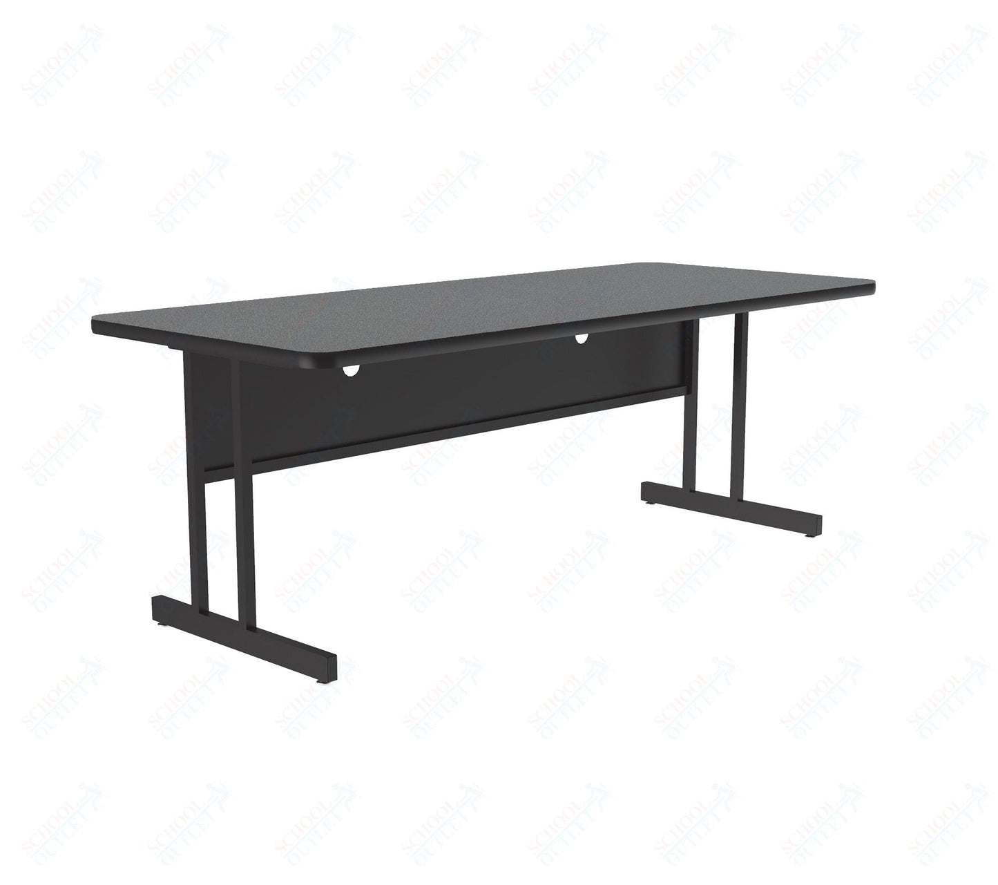 Correll Rectangular Keyboard Height Deluxe High - Pressure Top Computer/Student Desks 30"W x 48"L x 26"H (COR - CS3048 - REC - XX) - SchoolOutlet