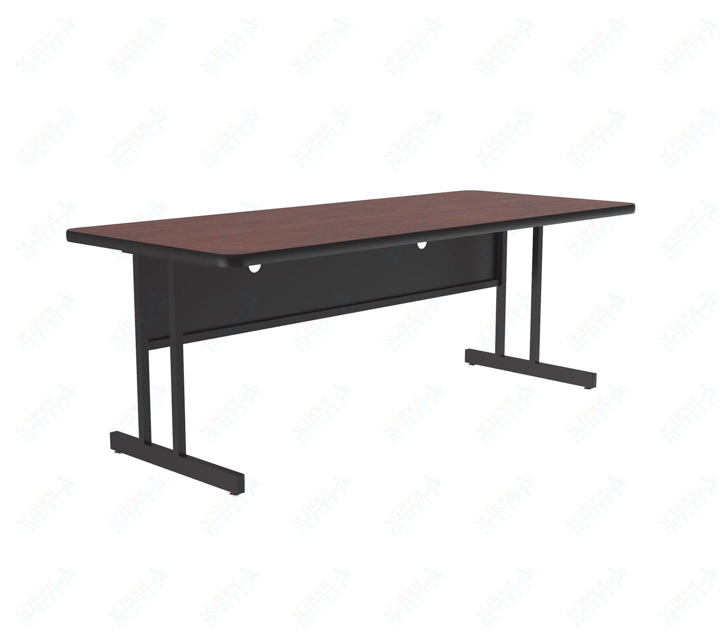Correll Rectangular Keyboard Height Deluxe High - Pressure Top Computer/Student Desks 30"W x 60"L x 26"H (COR - CS3060 - REC - XX) - SchoolOutlet