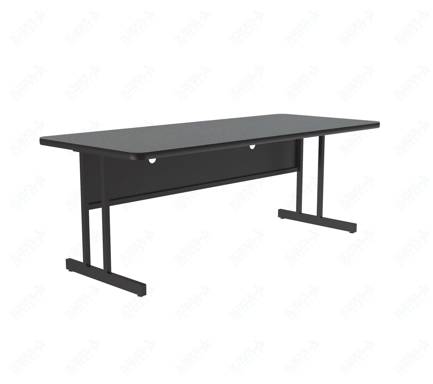 Correll Rectangular Keyboard Height Deluxe High - Pressure Top Computer/Student Desks 30"W x 60"L x 26"H (COR - CS3060 - REC - XX) - SchoolOutlet