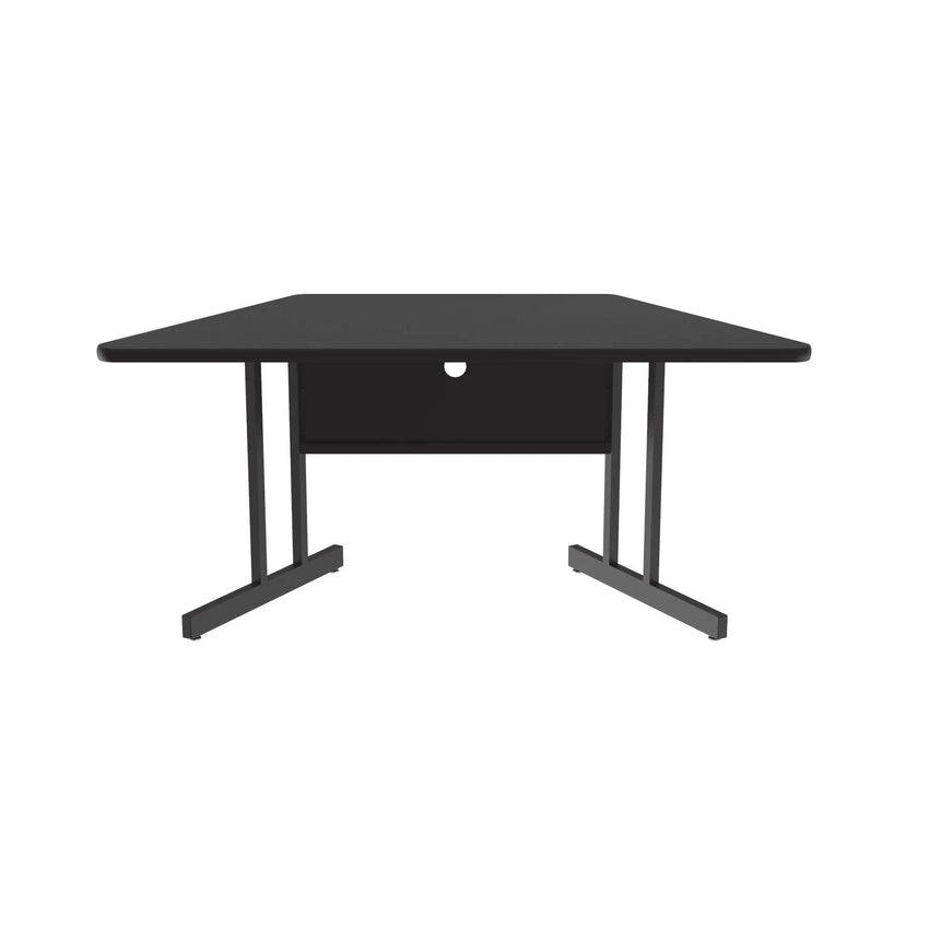 Correll Trapezoid Keyboard Height Deluxe High - Pressure Top, Trapezoid, Computer/Student Desks 30"W x 60"L x 26"H (COR - CS3060TR - XX) - SchoolOutlet