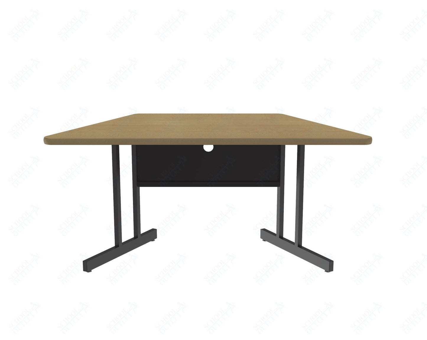 Correll Trapezoid Keyboard Height Deluxe High - Pressure Top, Trapezoid, Computer/Student Desks 30"W x 60"L x 26"H (COR - CS3060TR - XX) - SchoolOutlet
