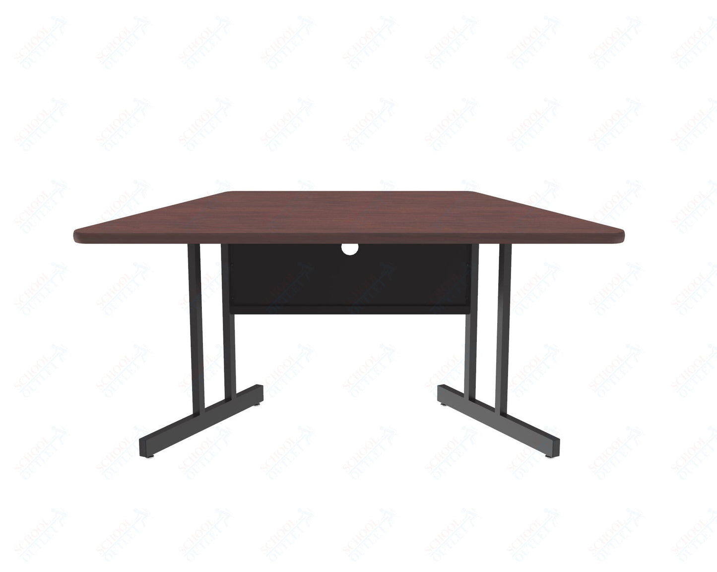 Correll Trapezoid Keyboard Height Deluxe High - Pressure Top, Trapezoid, Computer/Student Desks 30"W x 60"L x 26"H (COR - CS3060TR - XX) - SchoolOutlet