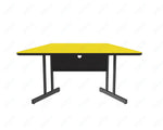 Correll Trapezoid Keyboard Height Deluxe High - Pressure Top, Trapezoid, Computer/Student Desks 30