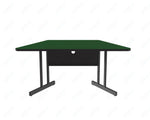 Correll Trapezoid Keyboard Height Deluxe High - Pressure Top, Trapezoid, Computer/Student Desks 30
