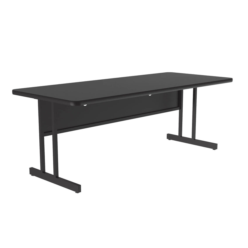 Correll Rectangular Keyboard Height Deluxe High - Pressure Top Computer/Student Desks 30"W x 72"L x 26"H (COR - CS3072 - REC - XX) - SchoolOutlet