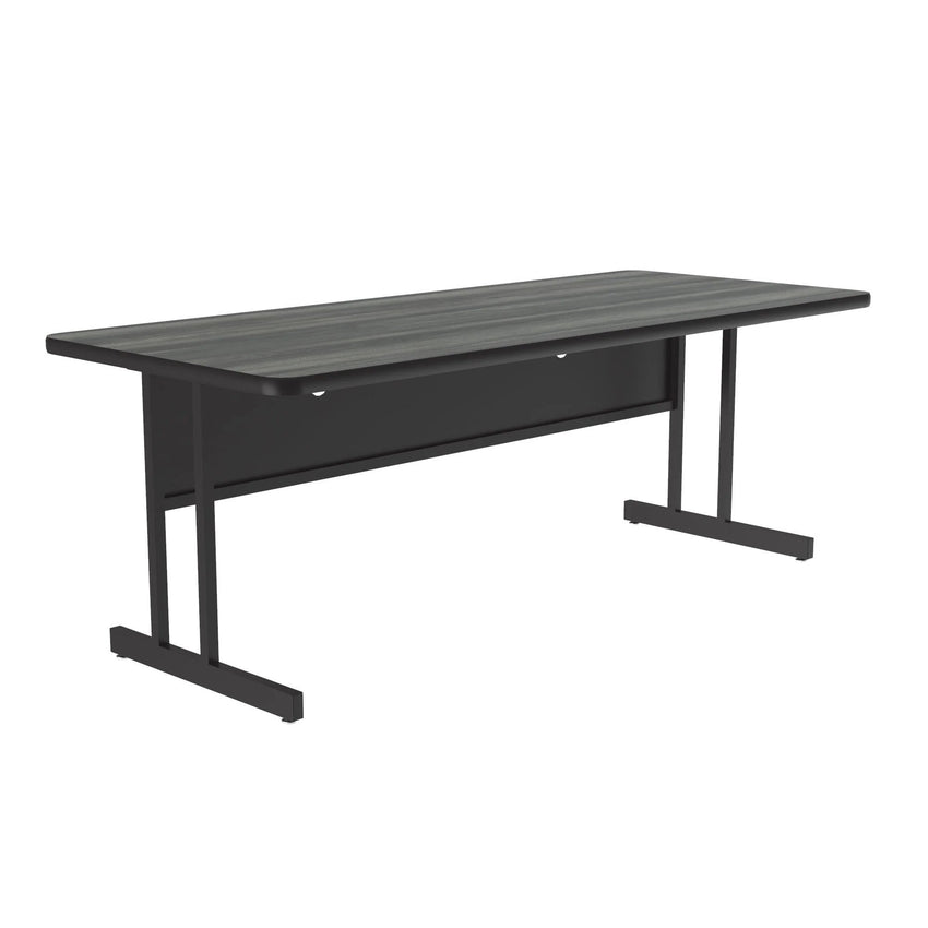Correll Rectangular Keyboard Height Deluxe High - Pressure Top Computer/Student Desks 30"W x 72"L x 26"H (COR - CS3072 - REC - XX) - SchoolOutlet