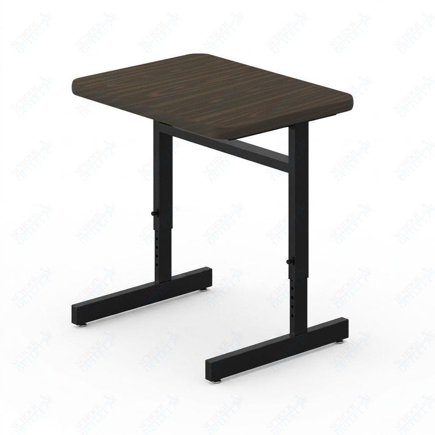 Correll Rectangular Adjustable Height Deluxe High-Pressure Top Computer/Student Desks 20"W x 27"L x 21-29"H Adjustable Height (COR-CSA2027-REC-XX) - SchoolOutlet