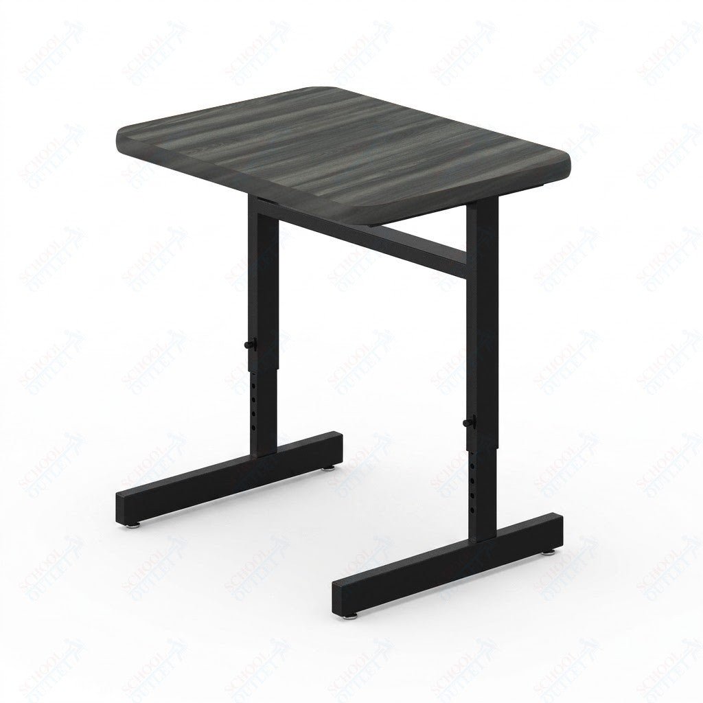 Correll Rectangular Adjustable Height Deluxe High-Pressure Top Computer/Student Desks 20"W x 27"L x 21-29"H Adjustable Height (COR-CSA2027-REC-XX) - SchoolOutlet