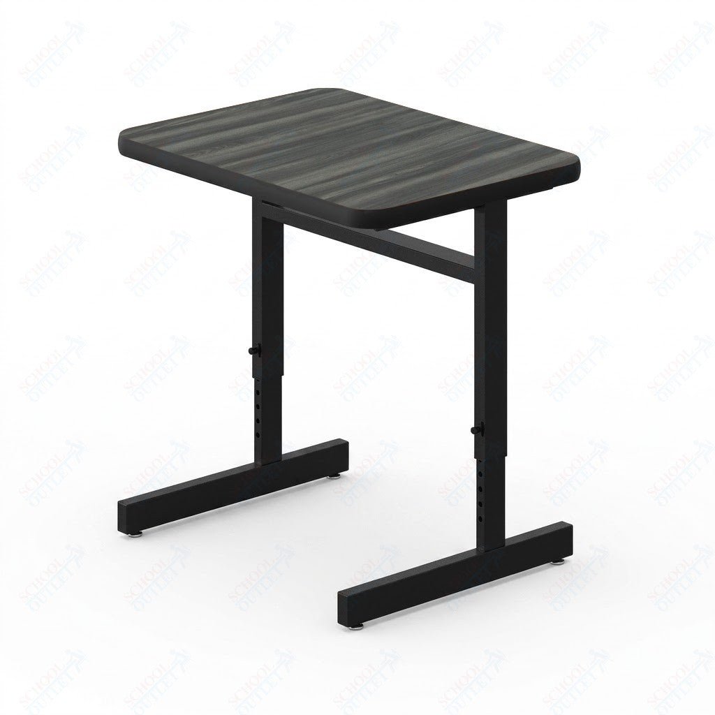 Correll Rectangular Adjustable Height Deluxe High-Pressure Top Computer/Student Desks 20"W x 27"L x 21-29"H Adjustable Height (COR-CSA2027-REC-XX) - SchoolOutlet