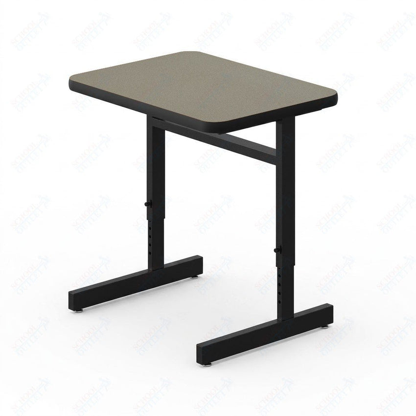Correll Rectangular Adjustable Height Deluxe High-Pressure Top Computer/Student Desks 20"W x 27"L x 21-29"H Adjustable Height (COR-CSA2027-REC-XX) - SchoolOutlet
