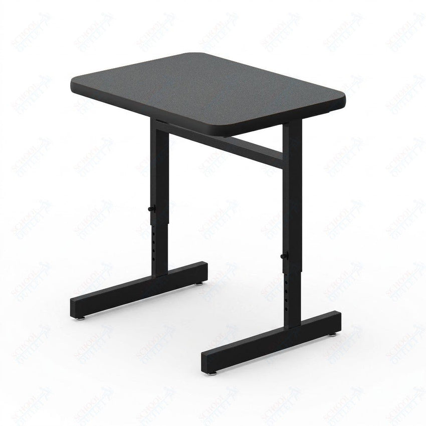 Correll Rectangular Adjustable Height Deluxe High-Pressure Top Computer/Student Desks 20"W x 27"L x 21-29"H Adjustable Height (COR-CSA2027-REC-XX) - SchoolOutlet