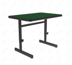 Correll Rectangular Adjustable Height Deluxe High - Pressure Top Computer/Student Desks 24