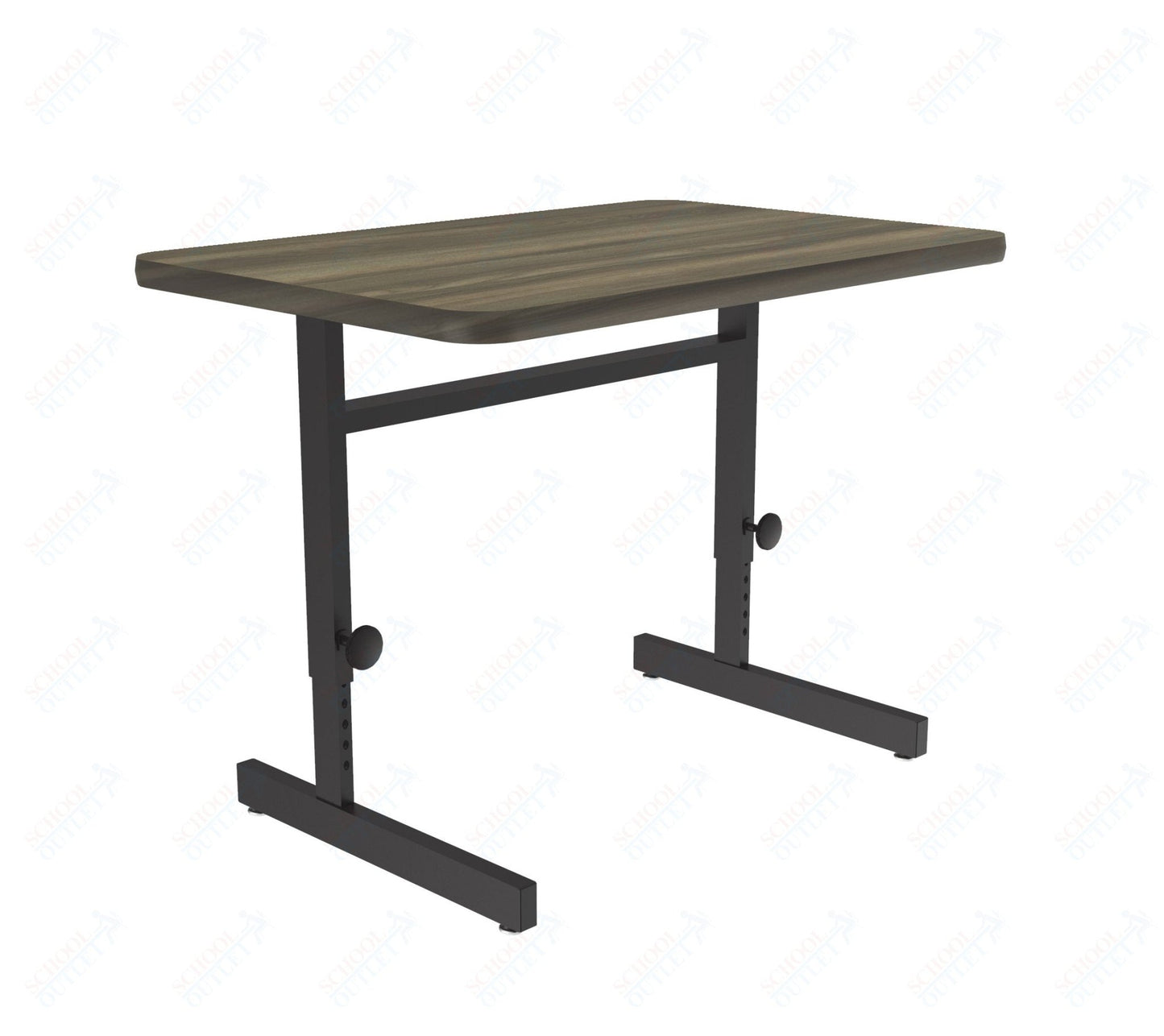 Correll Rectangular Adjustable Height Deluxe High - Pressure Top Computer/Student Desks 24"W x 36"L x 21 - 29"H Adjustable Height (COR - CSA2436 - REC - XX) - SchoolOutlet